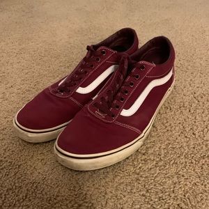 Men’s Maroon Vans